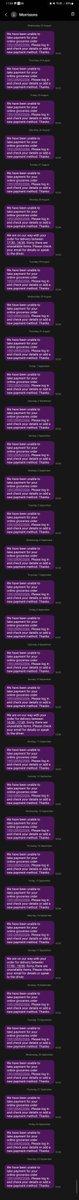 oOXenTreeOo's tweet photo. @Morrisons rather than emailing and texting me everyday about a failed payment that was morrisons fault in the first place, how about somebody actually resolves the problem. Im not chasing anymore for answers. Using a ban on my account  isn't a solution, you just lose a customer. https://t.co/ifFsS0yL9S