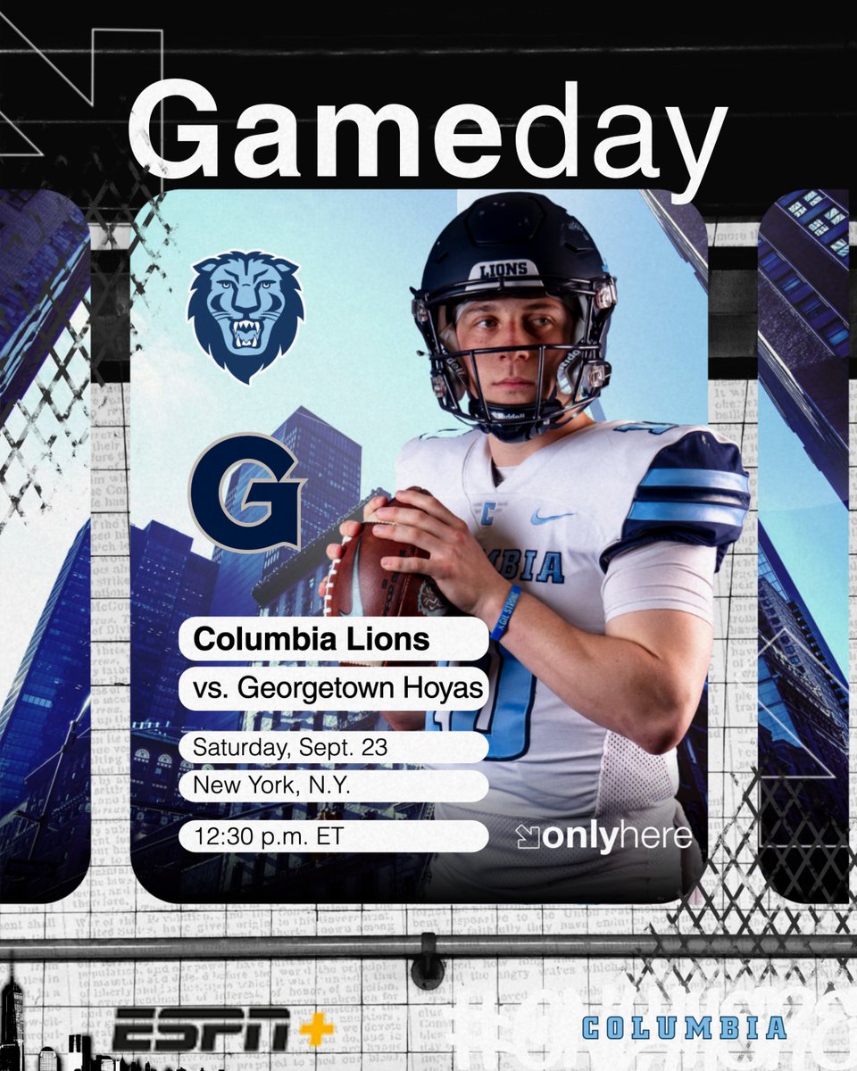 Feels good to be at HOME  🏙🗽

🆚 Georgetown
⏰ 12:30 p.m. 
🏟 Robert K. Kraft Field at Lawrence A. Wien Stadium
📍 New York, N.Y.
📺 ESPN+ (es.pn/3nNfEnv) 
📊 bit.ly/3LmbEkW

#RoarLionRoar