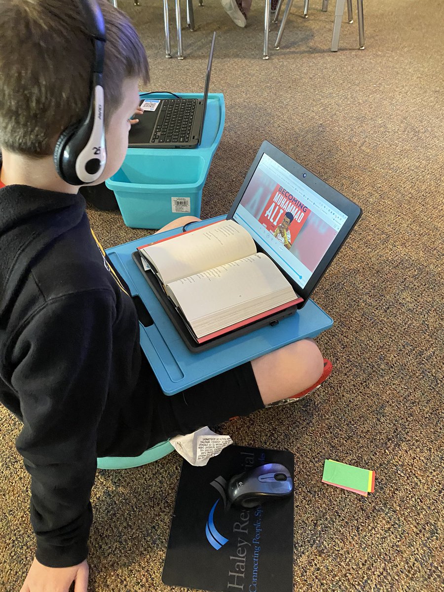 Many options are available for our class to access books. They have learned they can use #MacINVA through @GHAEA_DL_Media, @hooplaDigital through the #CBPL or #FollettDestiny. They have been asking for more time to read. ❤️📚