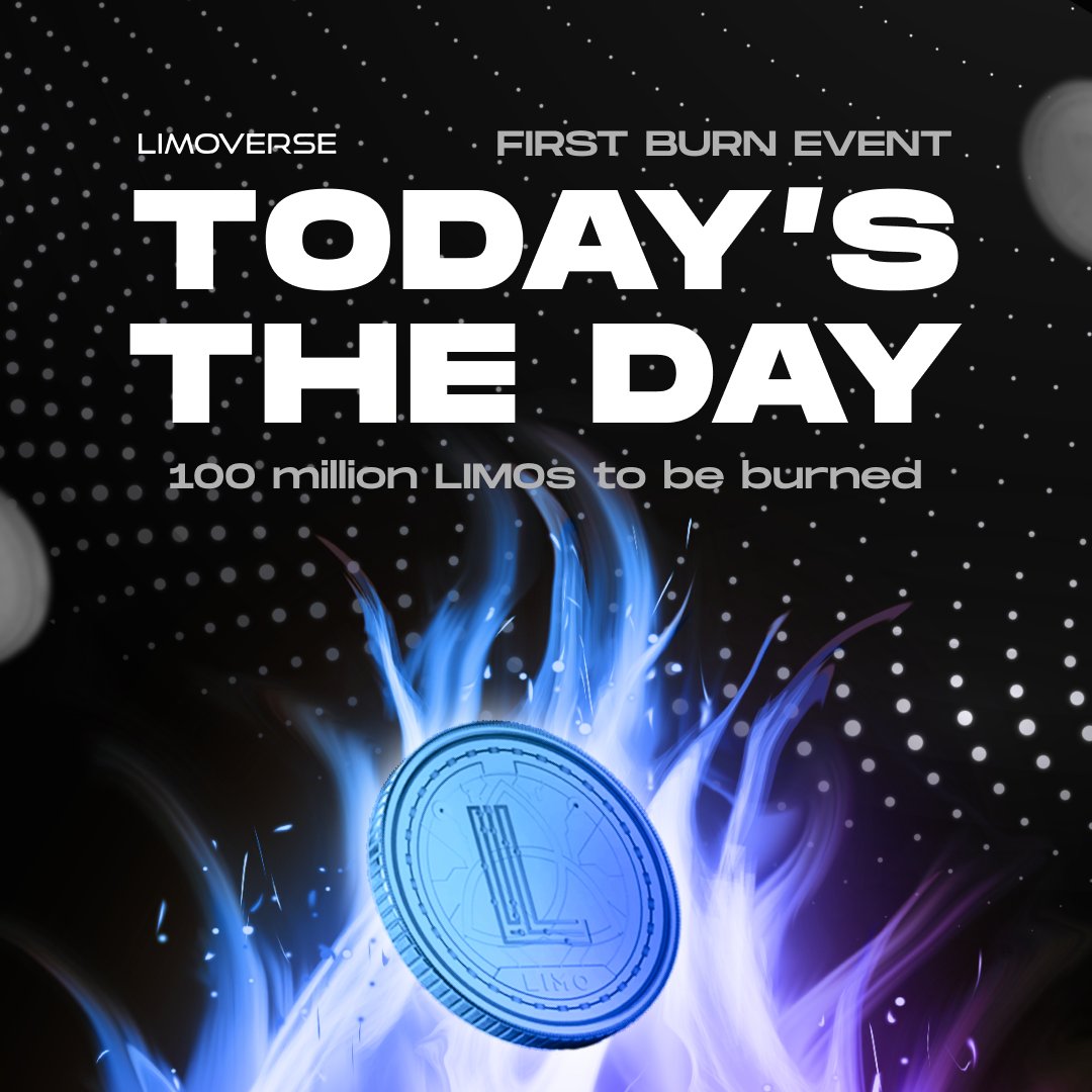 limoverseglobal's tweet image. Days left to the burn: 0️⃣

Today’s the day, #CryptoTwitter!

$100 million $LIMO are fated to be burned today, so sit back and watch those rewards GROW 📈

Don’t miss out on #altseason in the #limoverse! 

You can buy $LIMO here 👇
@Poloniex 
@BitMartExchange 
@PancakeSwap