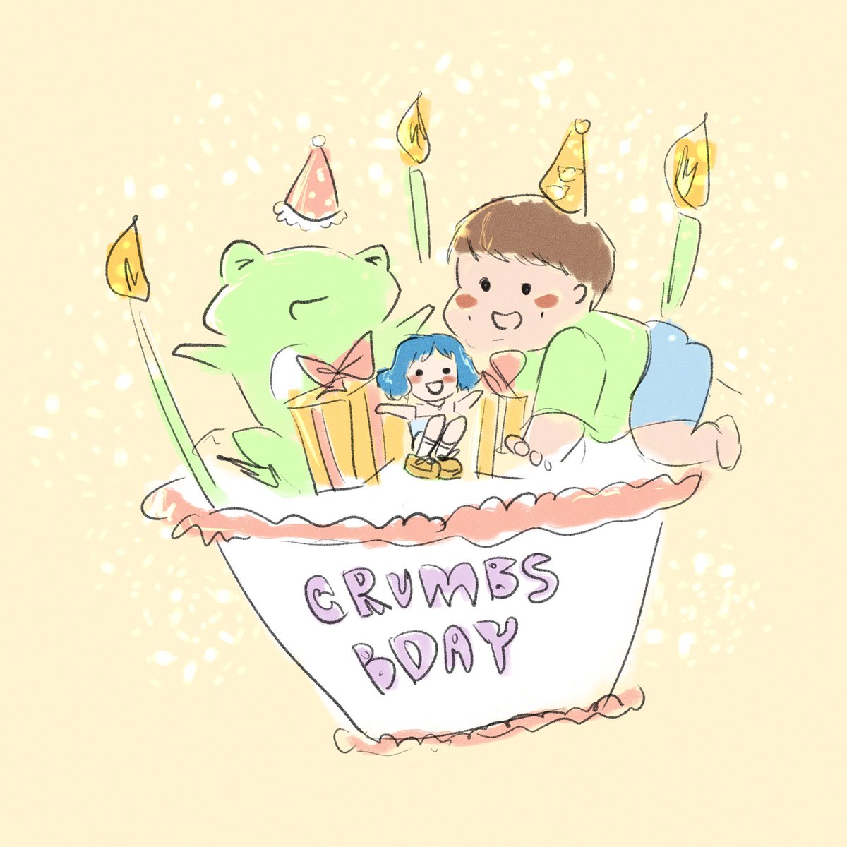 It’s my bday 🥹

telltell me what’s the funniest, cutest, smexiest headcanon you have for the otps you see from me?  I’d love to doodle them some time 🥰🌸🌸🌸🌸 
love you all so much 🤍🤍🤍