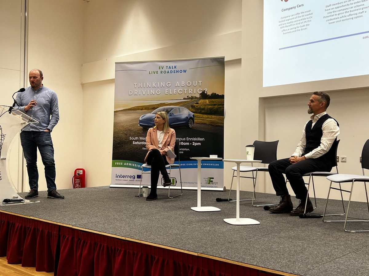 FasterEVCharge's tweet photo. Thomas O’Hagan @weevcharging outlines the cost savings business can expect to make from switching their fleets to electric vehicles #evtalklive https://t.co/z1jXdsbmk1