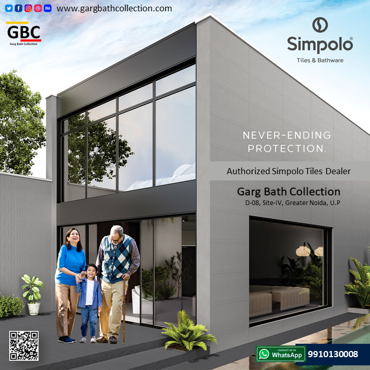 garg_bath's tweet image. टाइल्स ही टाइल्स । Premium Designer Simpolo Tiles उपलब्ध है सिर्फ Garg Bath Collection (D08, Site-IV, Greater Noida, U.P)  पर । Garg Bath Collection (Best tiles showroom in Greater Noida) . - gargbathcollection.com       #SimpoloTilesandBathware #SimpoloCollection #HomeDecor