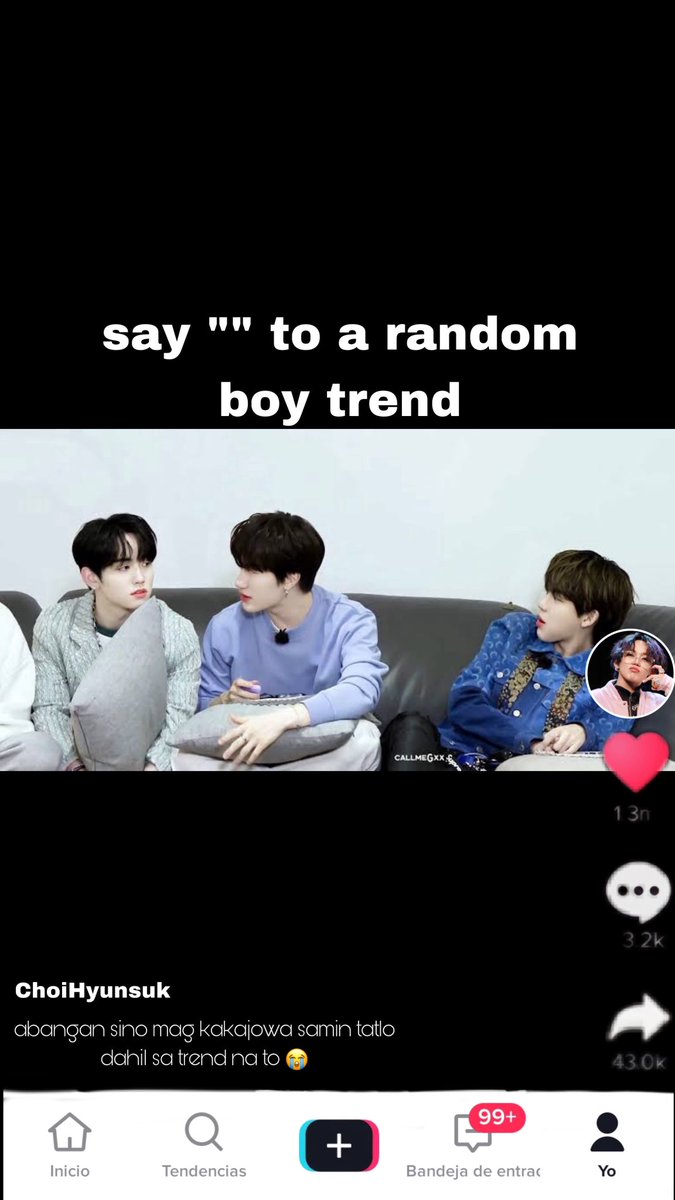 say “” to a random boy •#mashikyu, #sukhoon &amp; #yoshidam few tweets