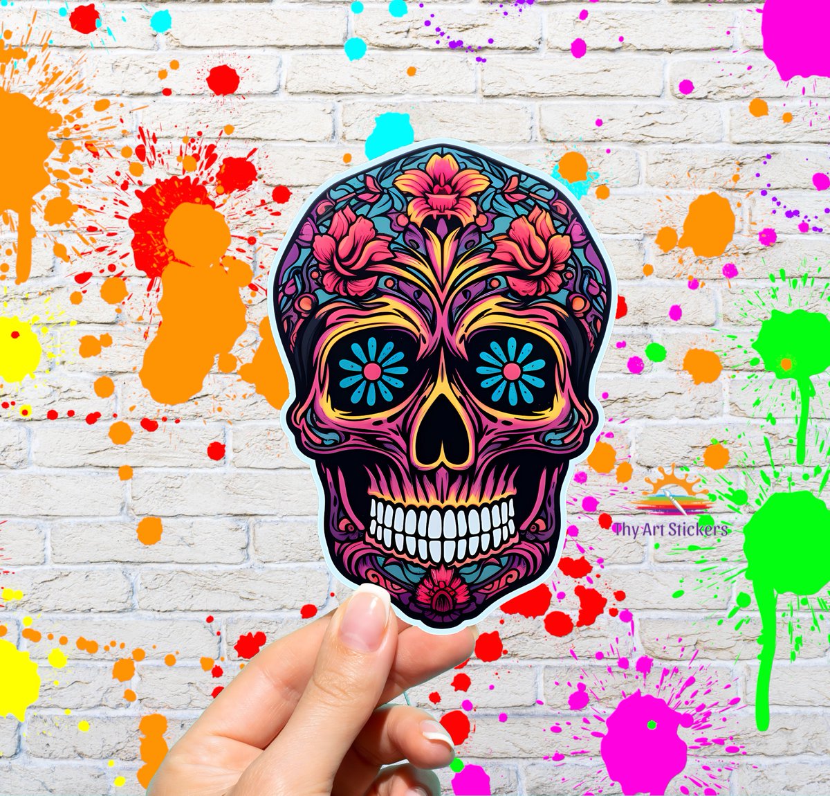 Excited to share the latest addition to my #etsy shop: Sugar Skull Sticker

etsy.me/463RntZ

#sugarskull #halloween #skullsticker #skull