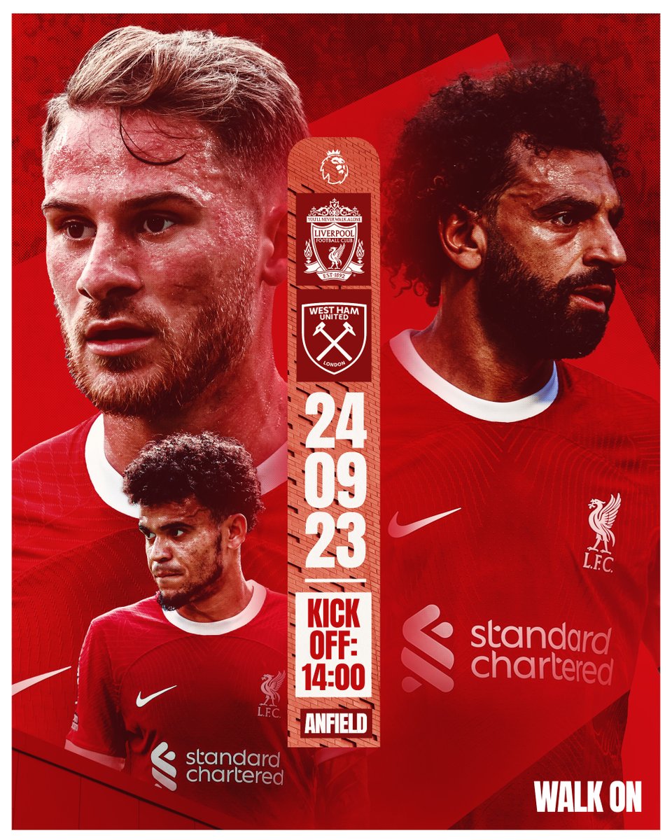 🔴 MATCHDAY 🔴 Our focus switches back to the @PremierLeague for the visit of West Ham 👊 #WalkOn | #LIVWHU