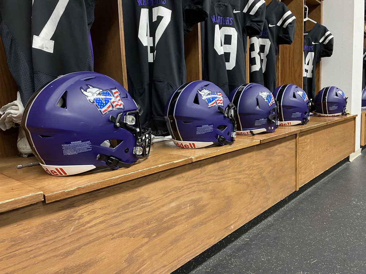 It’s Game Day Warrior Nation! Locker room is set and ready to go! #WIN @wu_football #WUBALL