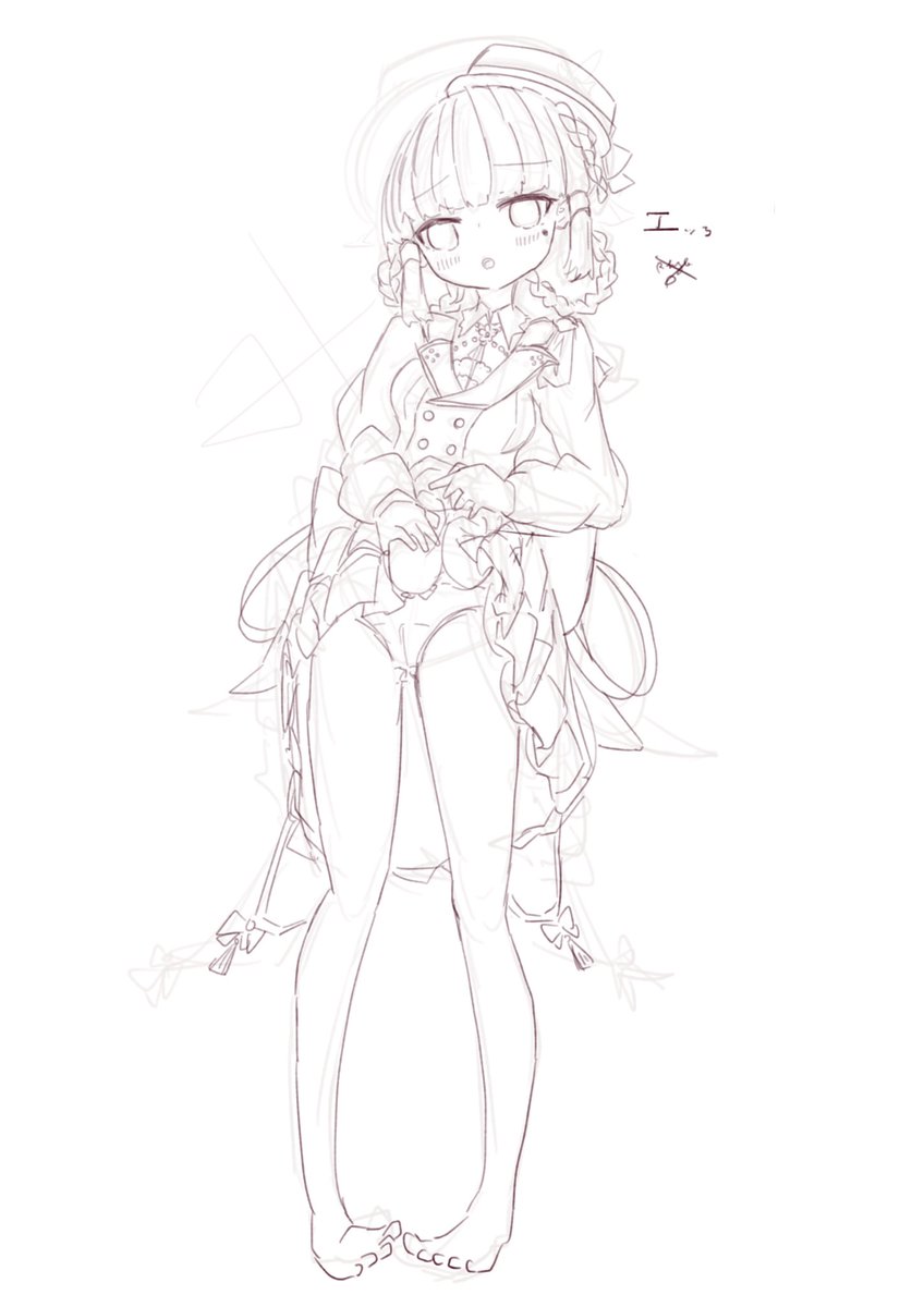「えっち 」|みりかれっとさん/み(椿印の’み‘)のイラスト