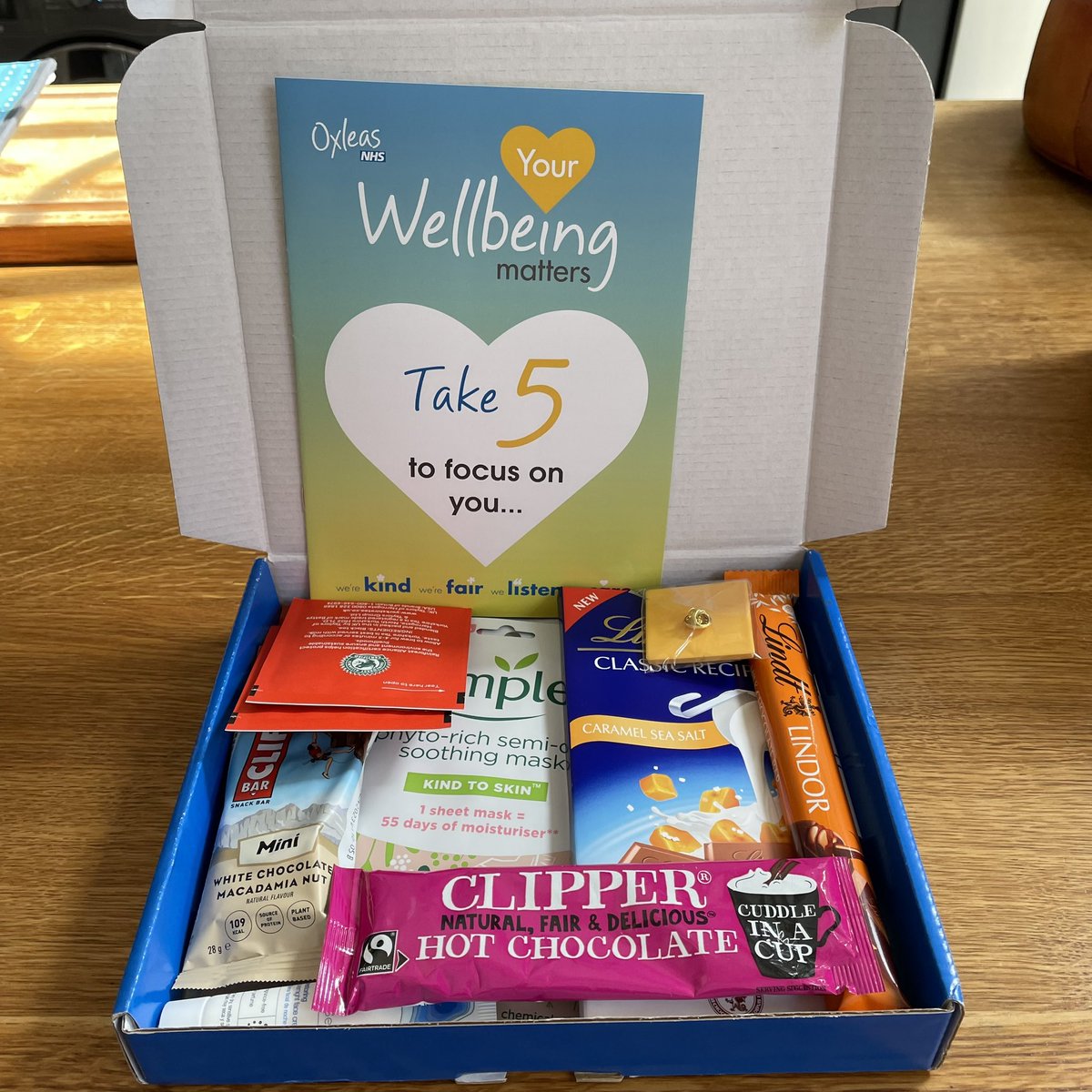 A surprise in the post today. Thank you <a href="/OxleasNHS/">Oxleas NHS</a> for the wellbeing package.