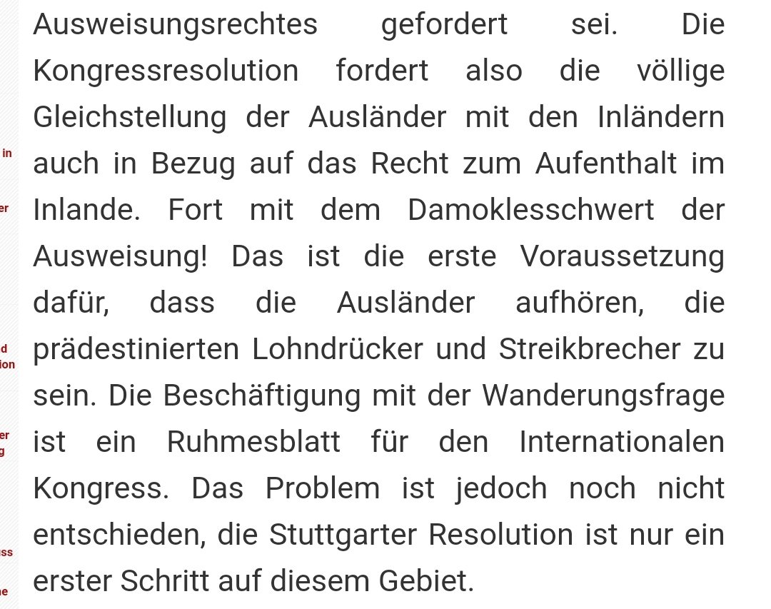 Karl Liebknecht 1907 zur Migrationsfrage