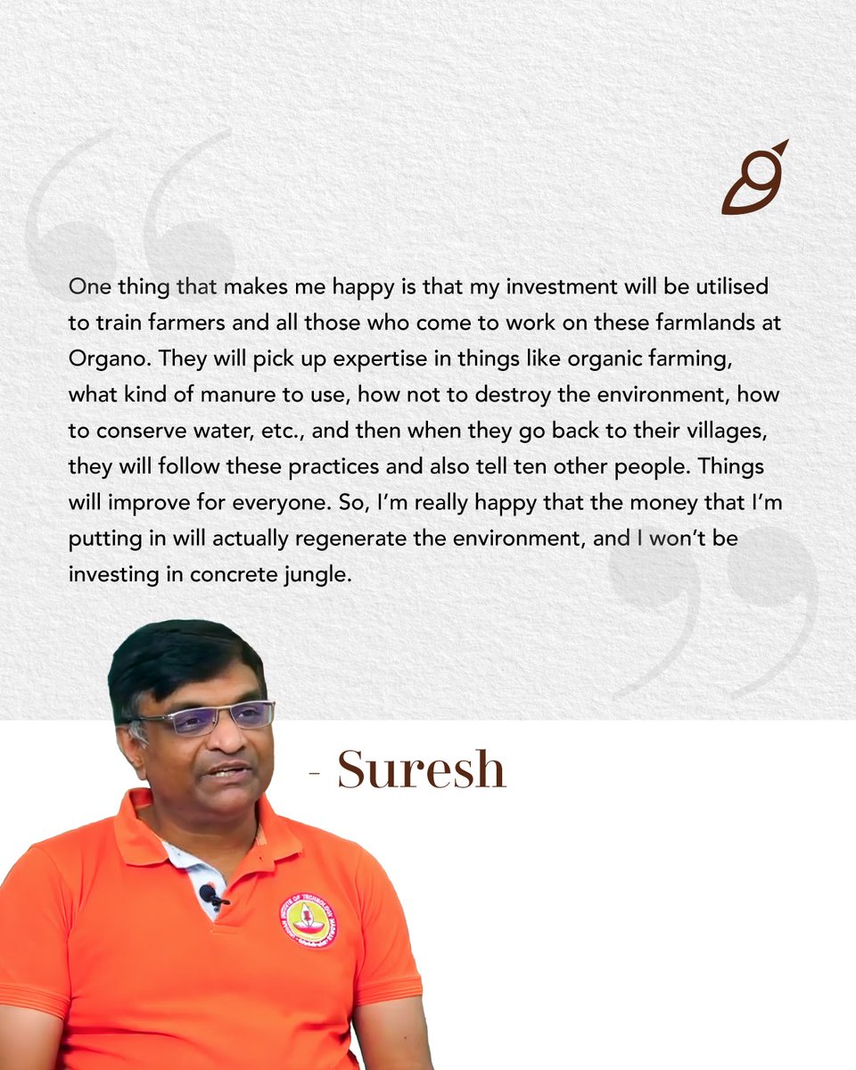 Organoecoliving's tweet photo. We are deeply grateful for the unwavering support of our residents who cherish and relish their life at Organo. 

Here’s Suresh who has trusted us and here is what he has to say. 

#Organo #FarmhouseCommunity #FarmhouseHyderabad #PeopleOfOrgano https://t.co/ewfeApQCyB