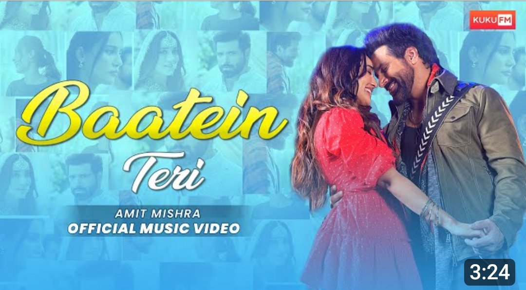 Baatein Teri by Amit Mishra feat. #SurbhiJyoti & #RithvikDhanjani 🎸❤️

What did you guys think of the song?

Link: youtu.be/Y0vtuE6K1Eg?si…