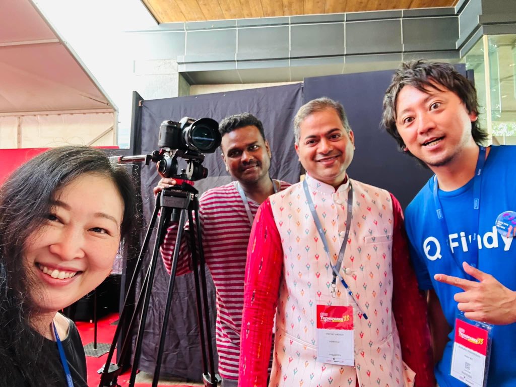 Day3 in Bangalore #TechSparks2023 interview by YourStory！
インド最大のスタートアップイベント「TechSparks」最終日ビデオインタビュー‼︎