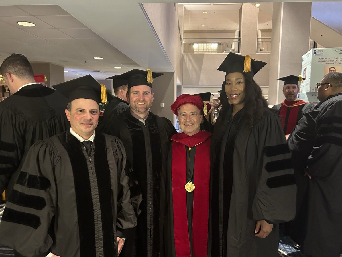 There truly is no greater privilege &amp; honor, as Program Director,than to “hood” former Residents for their tremendous achievements.
Congrats to <a href="/DEdwardsC/">Daniel C. Edwards</a> ,Nefertiti Childrey, and Eric Coronado! <a href="/mlhurology/">Main Line Health Urology</a> <a href="/ACOSurgeons/">ACOS</a> @ACOS_resident <a href="/ACOS_MSS/">ACOS-MSS</a> <a href="/MDLUrology/">MidLantic Urology</a> <a href="/AmerUrological/">Amer. Urol. Assn.</a> <a href="/acgme/">ACGME</a>