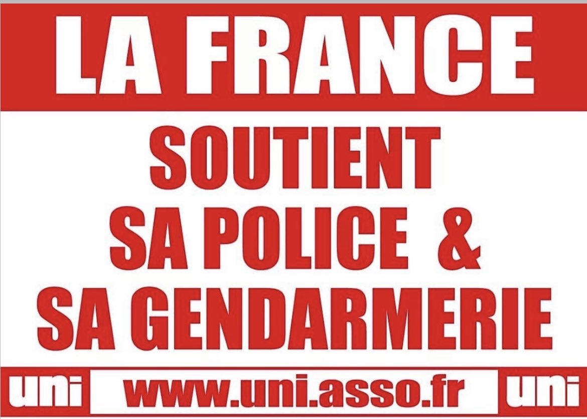Alors que l’extrême-gauche manifeste aujourd’hui dans toute la France pour propager sa haine de la police, nous rappelons notre soutien à ceux qui nous protègent chaque jour ! 🇫🇷
#Marche23Septembre
