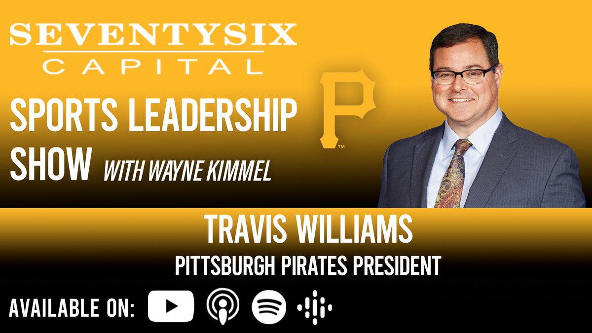 76Capital's tweet photo. 📺 SeventySix Capital Sports Leadership Show special guest ⭐️⚾️ @Pirates President Travis Williams ⚾️⭐️
https://t.co/4nHFsHWz0u

#podcast #SportsTechVC #SportsBiz #StanleyCup #MLB #NHL #SportsBiz https://t.co/uQdHcbMbSF