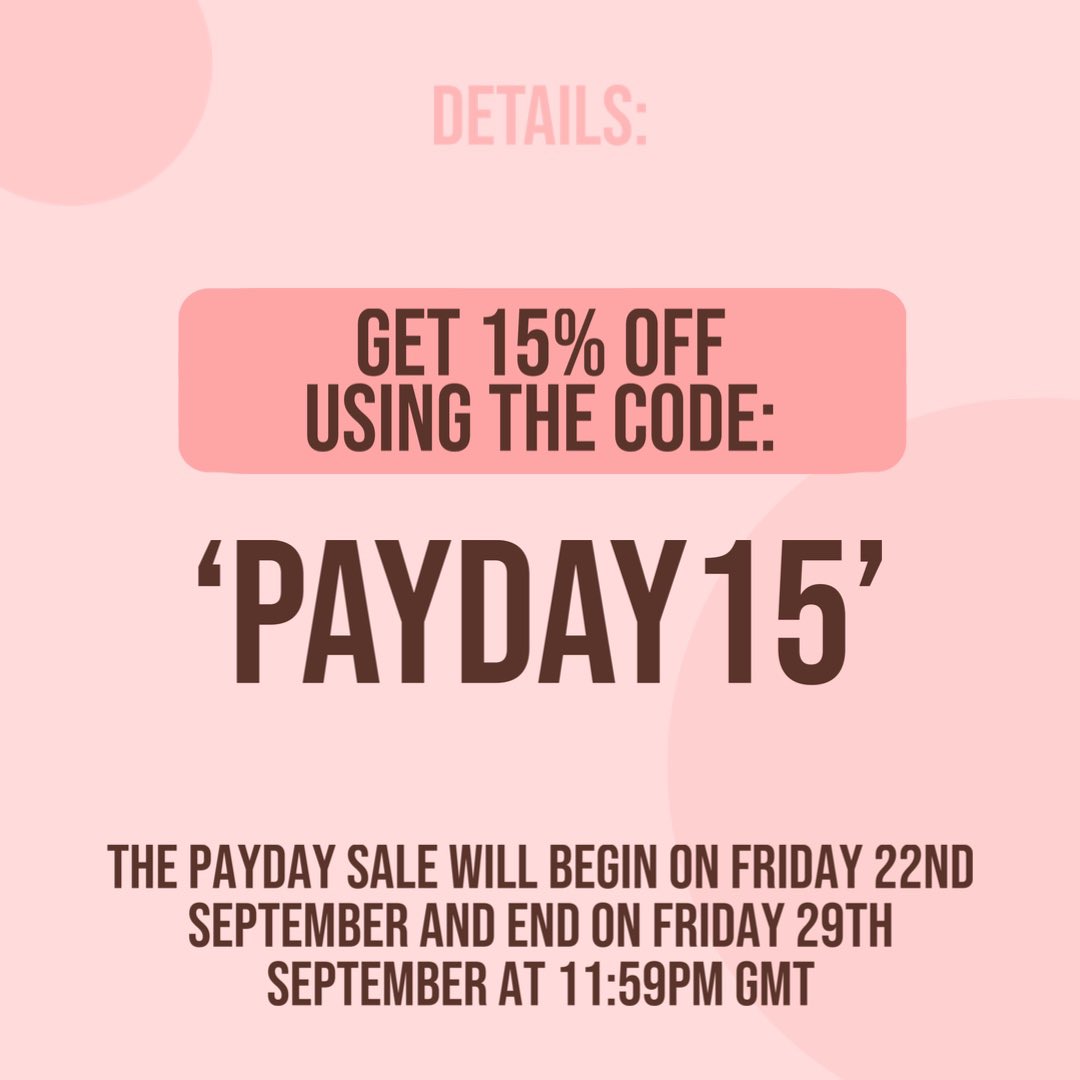 blendedcherryco's tweet photo. Get 15% off across the ENTIRE shop using the code ‘PAYDAY15’!🍒🤍

Check out some of our fav deals!!🫶🏼💫🤍🫧🎧

#harrystyles #harrystylesmerch https://t.co/Th1rxgPeb4