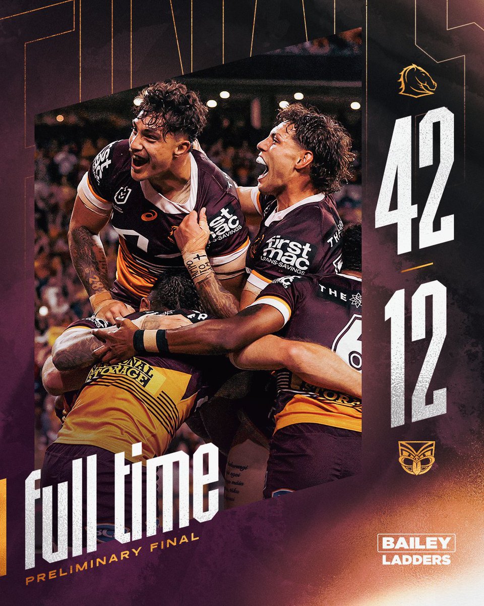 WE'RE OFF TO THE GF 🔥

ONE. MORE. GAME.