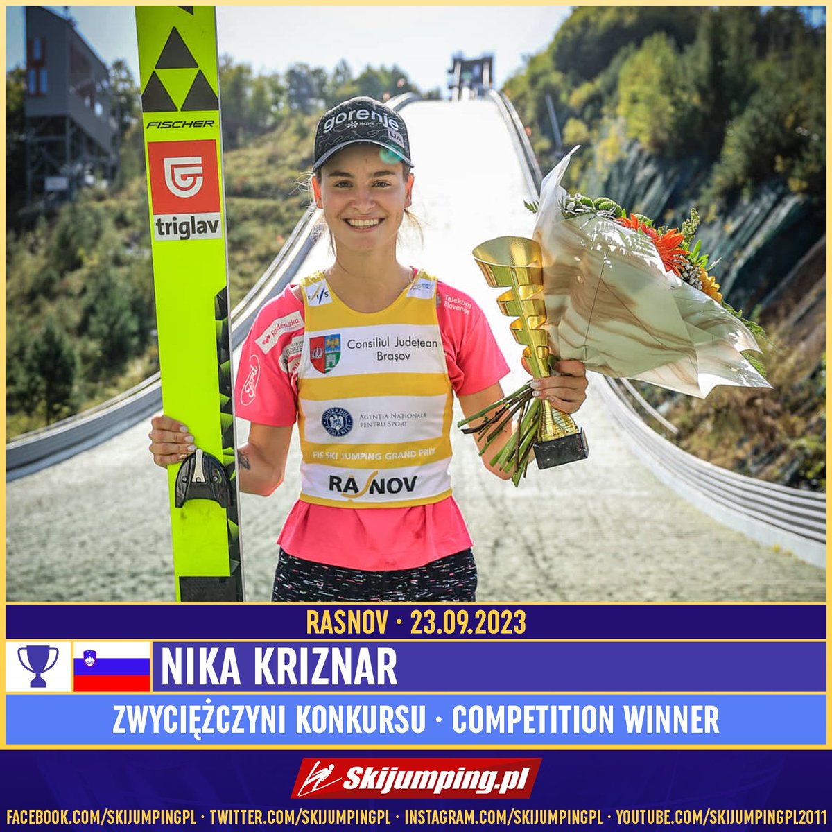 Skijumpingpl's tweet image. TOP3 - GP #Rasnov Ladies 23.09.2023:

1. 🇸🇮Nika #Kriznar
2. 🇸🇮Ema #Klinec
2. 🇯🇵Nozomi #Maruyama

 Congratulations! #skijumpingfamily