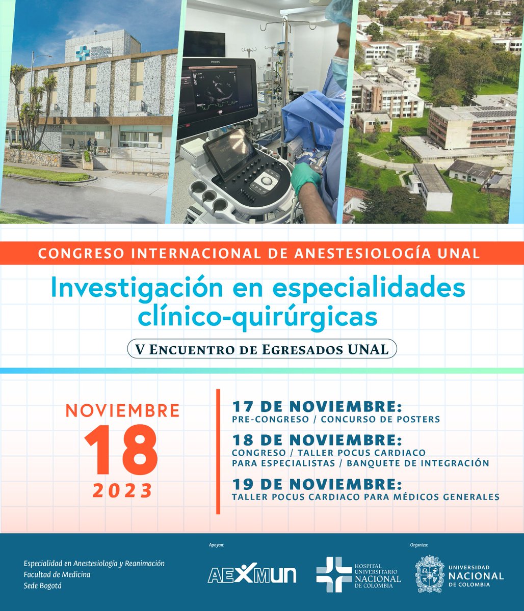 Desde <a href="/MedicinaUNAL/">Facultad de Medicina | UNAL Colombia</a> te invitamos a conocer la oferta académica del próximo mes. Contaremos con programas a cargo de reconocidos expertos. A cuál te quisieras inscribir?
Más información en: bit.ly/3YIAGBz