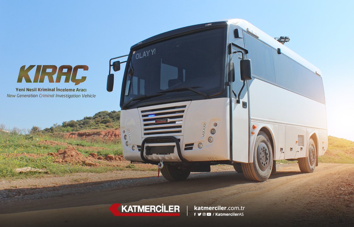 KatmercilerAS's tweet photo. KIRAÇ - Yeni Nesil Kriminal İnceleme Aracı / New Generation Criminal Investigation Vehicle
 
#Katmerciler #Kıraç #YeniNesilKriminalİncelemeAracı #NewgenerationCriminalInvestigationVehicle #olayyeriinceleme #olayyeri #savunma #zırhlıotobüs #armouredbus #military #millisavunma #armoredvehicle #securityvehicles #armouredvehicle #4x4 #defence