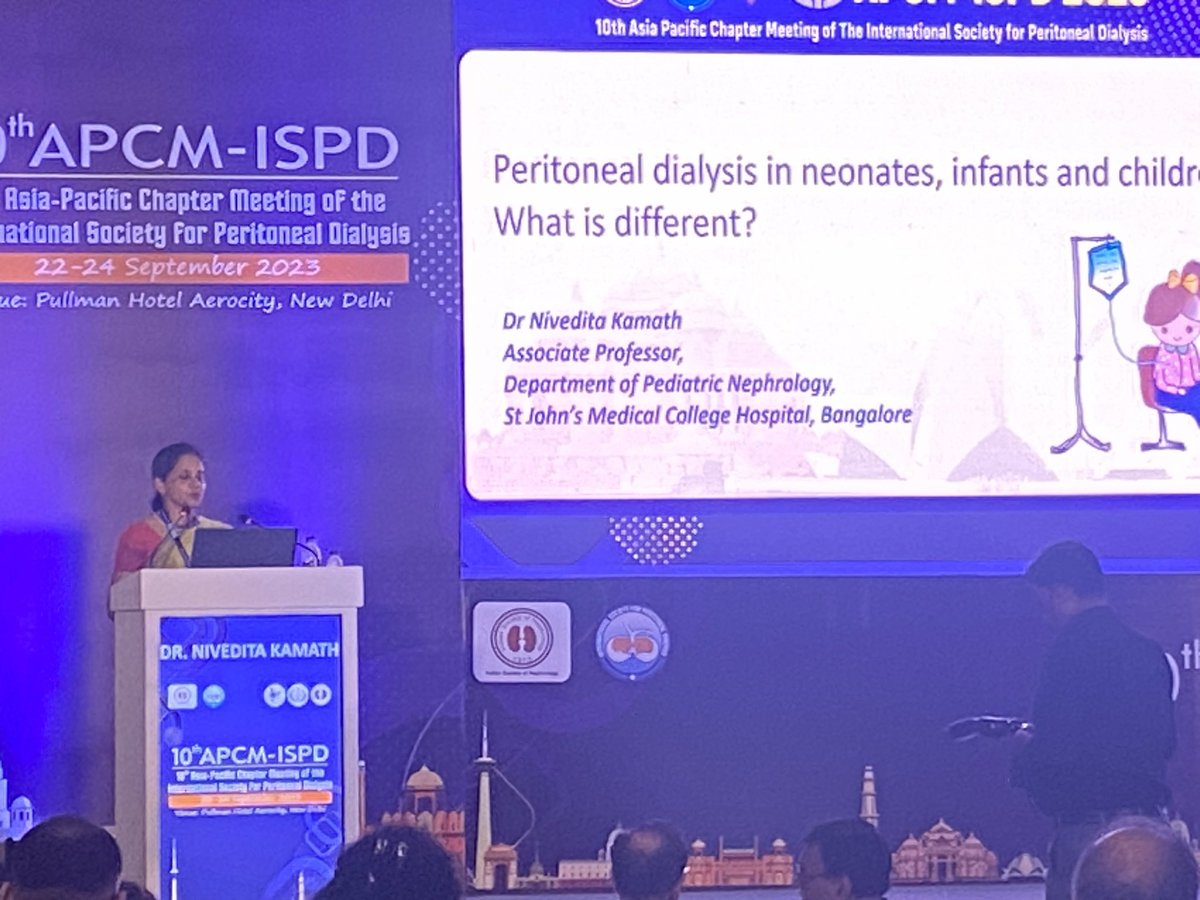 drazmeri's tweet photo. Peritoneal dialysis in children : what’s the difference? Talk by @NiveditaKamath6 #ISPD2023 @apcmispd2023 @dr_kanav_anand @VinBhargava https://t.co/emg16z0fdo
