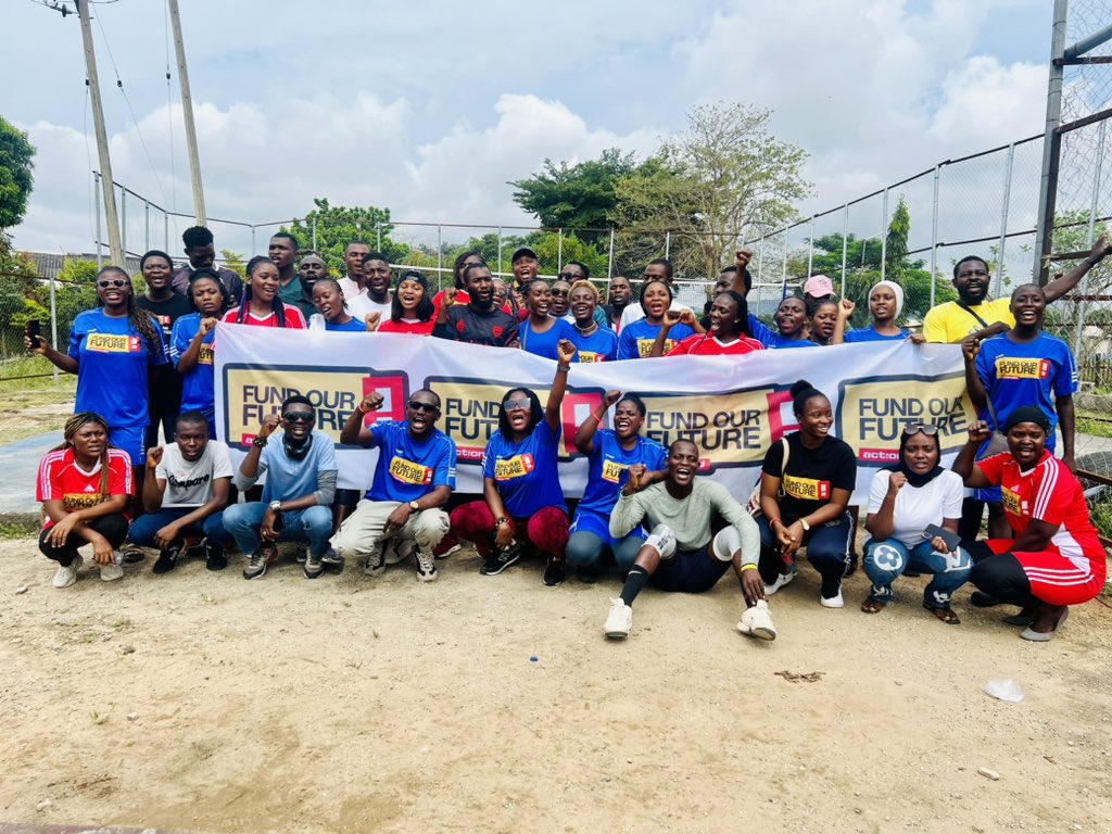 ActionAidNG's tweet photo. #GlobalClimateActionWeek - Climate Volley Match.
Group photo!
#ClimateActionNow
#Globalplatforms
#ClimateAction
#FundOurFuture https://t.co/NGRPzZ2XoO