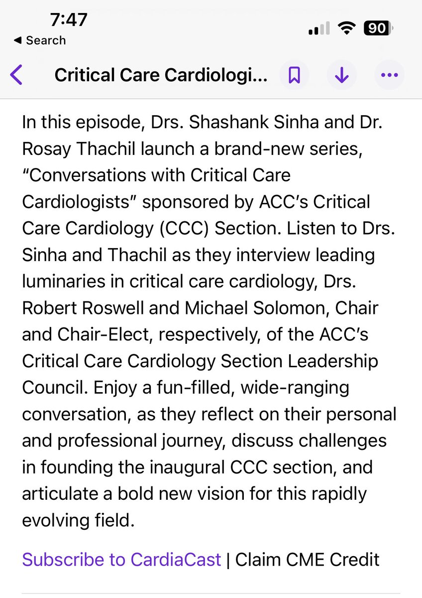 ShashankSinhaMD's tweet photo. 🔥 🔥 🔥 Just launched ⁦@ACCinTouch⁩ #CardiaCast series “Conversation with Critical Care Cardiologists” w/ #ACCCCC leaders ⁦@DrRobRoswell⁩ #DrMikeSolomon mod by ⁦@RThachilMD⁩ &amp; myself Listen to bold new vision 4 field ⁦@JasonKatzMD⁩ ⁦@carlosalviar⁩ https://t.co/6QvpyFOJGz