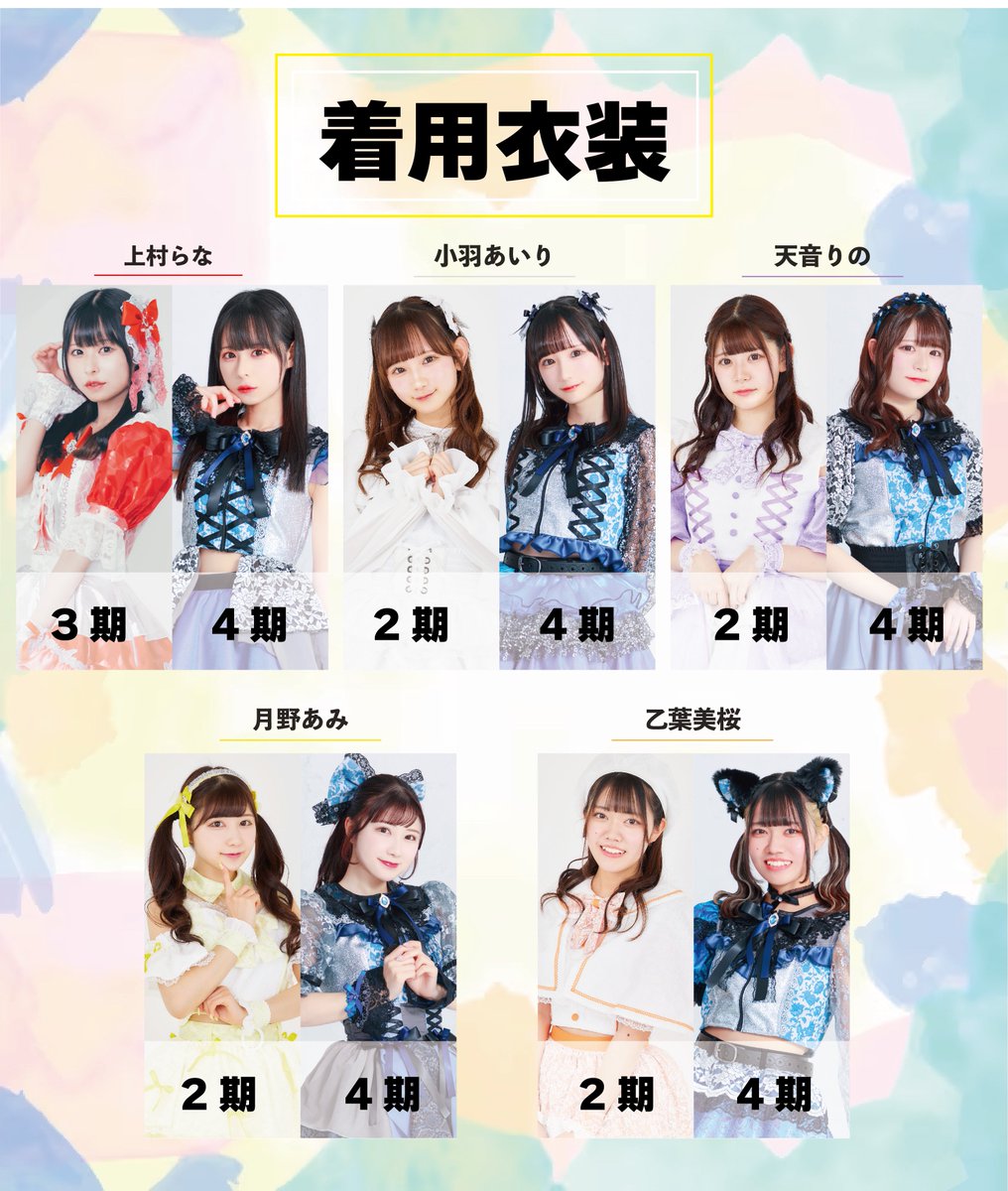 【9/24】着用衣装更新📣

 『シュアネスメモリアルチェキ会』
■ふれあい会議室新宿
(東京都新宿区新宿4-2-21 相模ビル7階)
■1部　15:50-16:50
■2部　17:00-18:00
メンバーセレクトで２着着用💐👗
単独で実施するあたり付きランチェキの特典使用可能🙆‍♀️