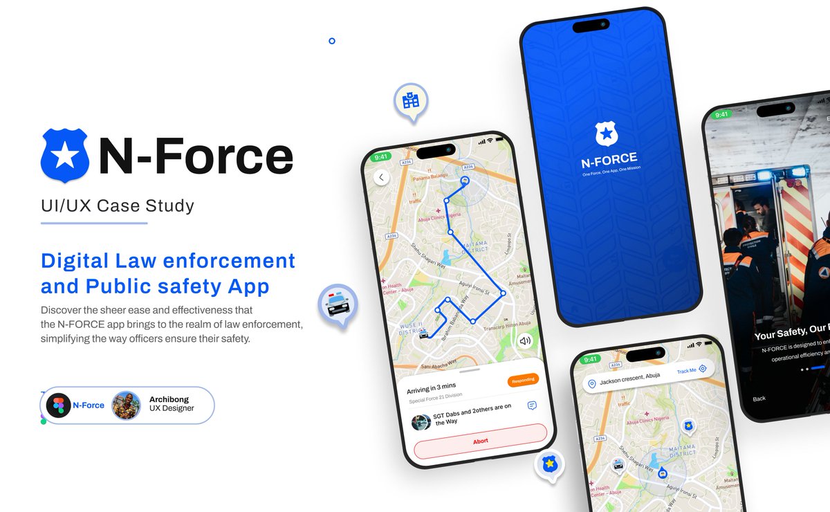 Problem-solving is at the heart of product design, but let's not forget our unsung heroes - law enforcement officers. They protect us, yet they often lack the tools to protect themselves. This is where the N-FORCE app comes in. 📱👮‍♂️