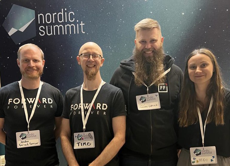 Team <a href="/Forward4ever/">Forward Forever</a> in Copenhagen. #nordicsummit