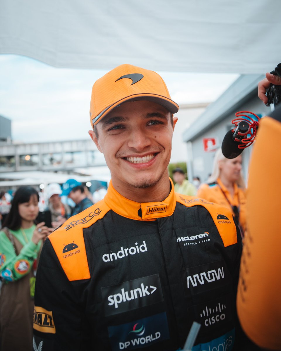 LandoNorris's tweet photo. Hello, hello. P3 😁 https://t.co/JyUy0ScM7I