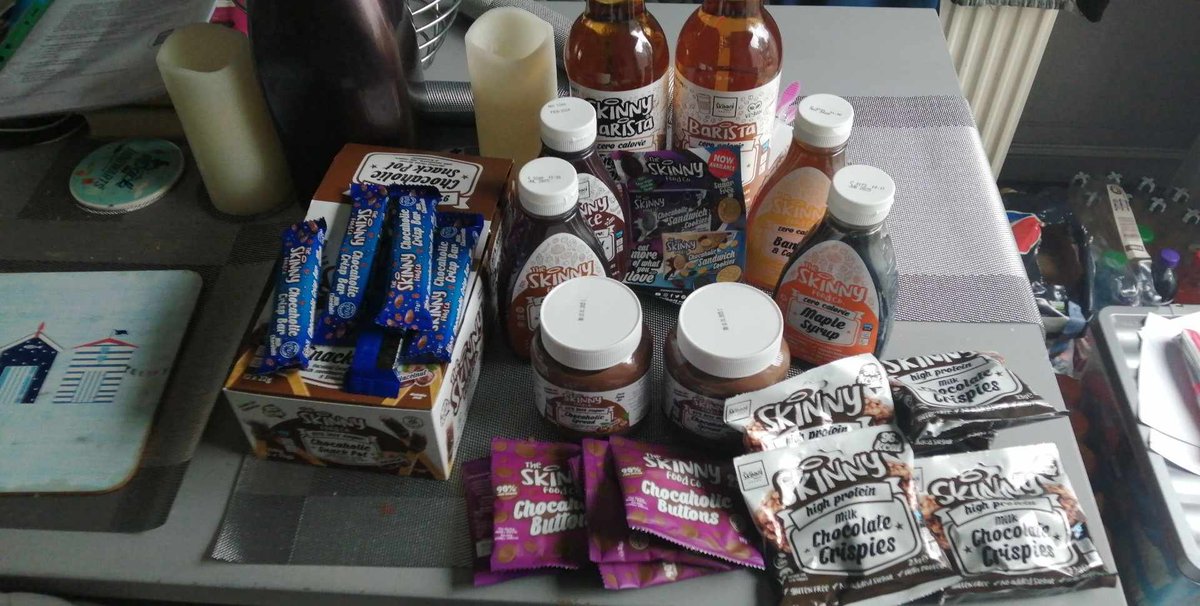 cassiedabbs's tweet photo. @WiganWarriorsRL and @skinnyfoodco thanks for the hamper, for guessing the first try score last week vs Castleford. Can't wait tuck in. https://t.co/zJgb2lENLa