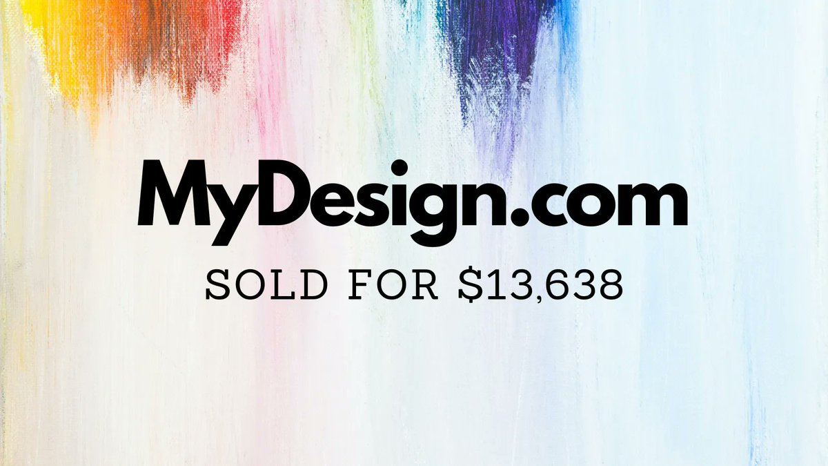 Yesterday saw $261k in domain name sales including:

$13,638 MyDesign․com
$10,000 J38․com
$9,200 FeedForAll․com
$5,777 USAx․com
$4,501 SelectWine․com

Full list 👉 namebio.com/blog/daily-mar…

#Domains