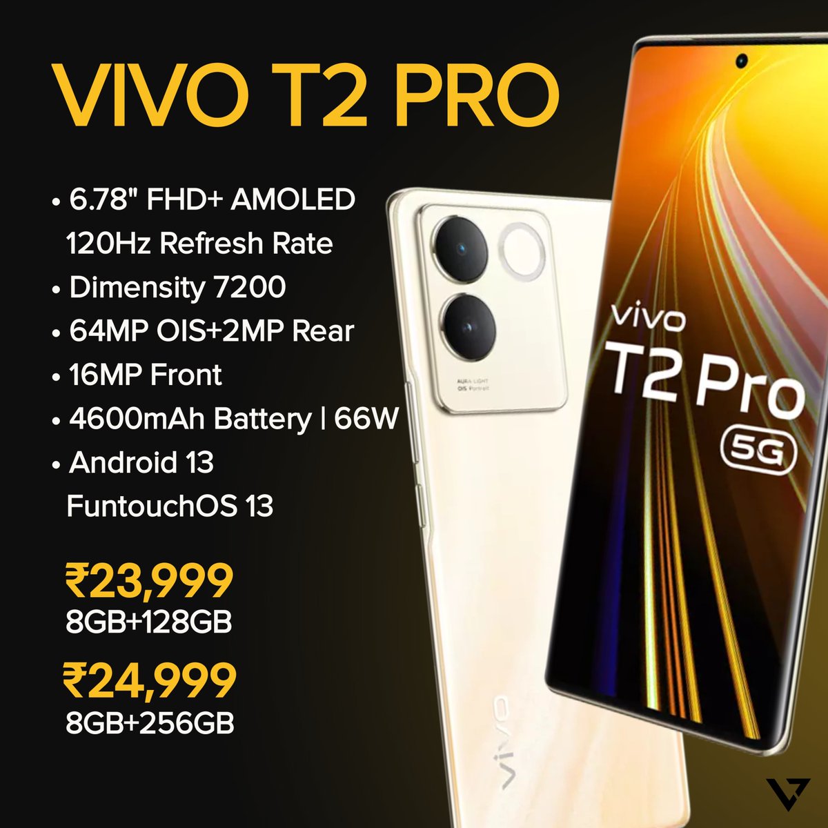Vivo new Curved display phone Vivo T2 Pro at ₹23,999!
.
.
#techyvillage #vivo #vivot2pro #vivot2 #vivot2series