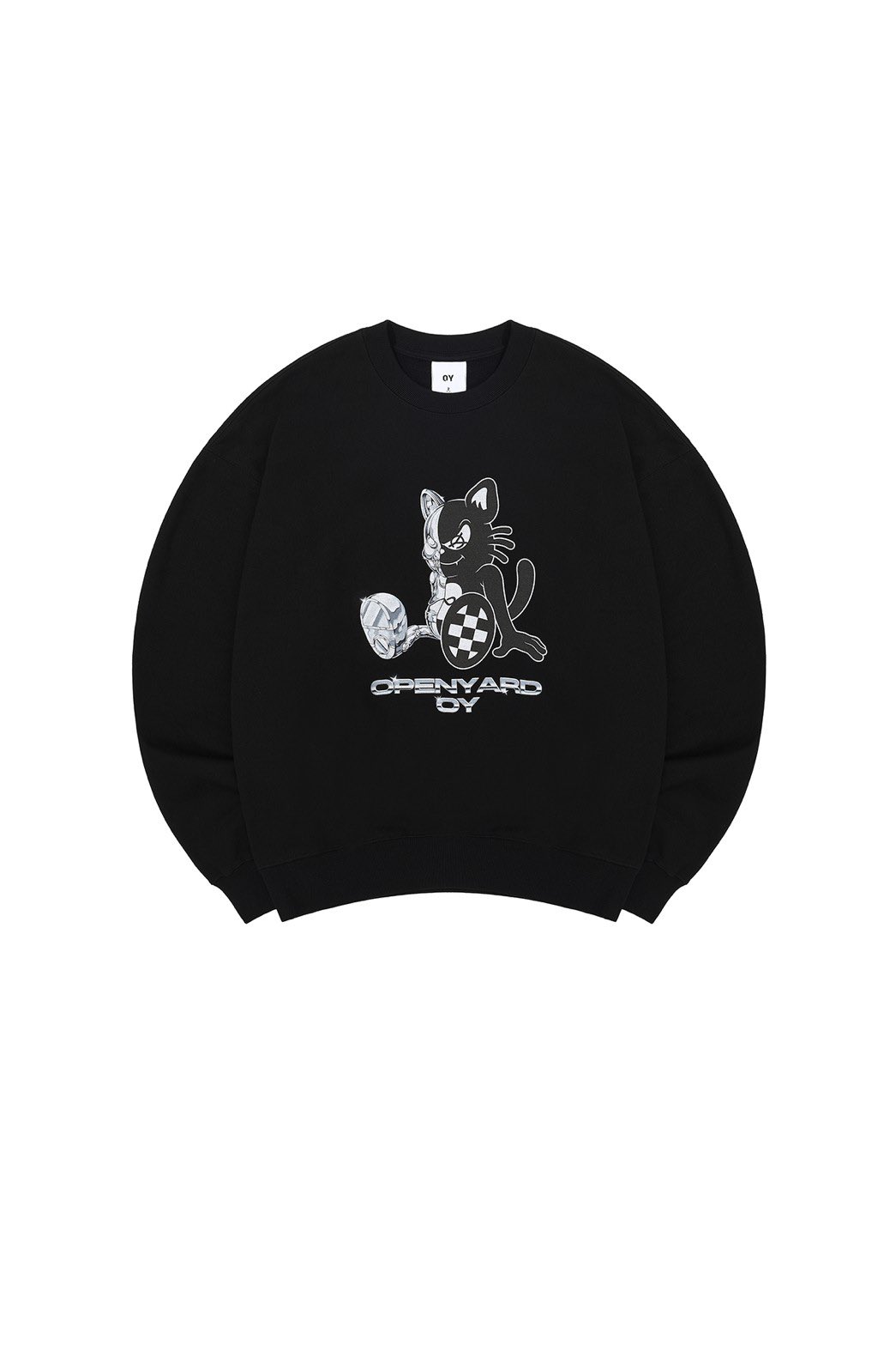 『OY』 バックステッチオードリーファージャケット 黒 OY/オーワイ』 BACK SKETCH ODOLLY FUR JACKET/バックステッチ