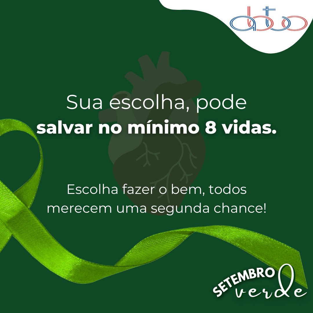 Um único doador pode beneficiar pelo menos 8 pessoas que aguardam na lista de espera.

💚 Escolha fazer o bem. Estamos todos juntos nessa.

#setembroverde #doacaodeorgaosetecidos #sus #brasil #transplantedeorgaos #doevida #doeorgaos #sejaumdoador #abto #abtx