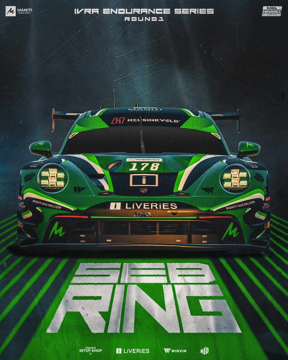 It is time for the opening round of the <a href="/IVRALeague/">IVRA</a> <a href="/HeusinkveldEng/">Heusinkveld</a> Endurance Series! We are fielding a total of 5 cars for this season, with our drivers excited to go back racing! You can find todays line-ups below and you can catch the action live on <a href="/RaceSpotTV/">RaceSpot TV</a>