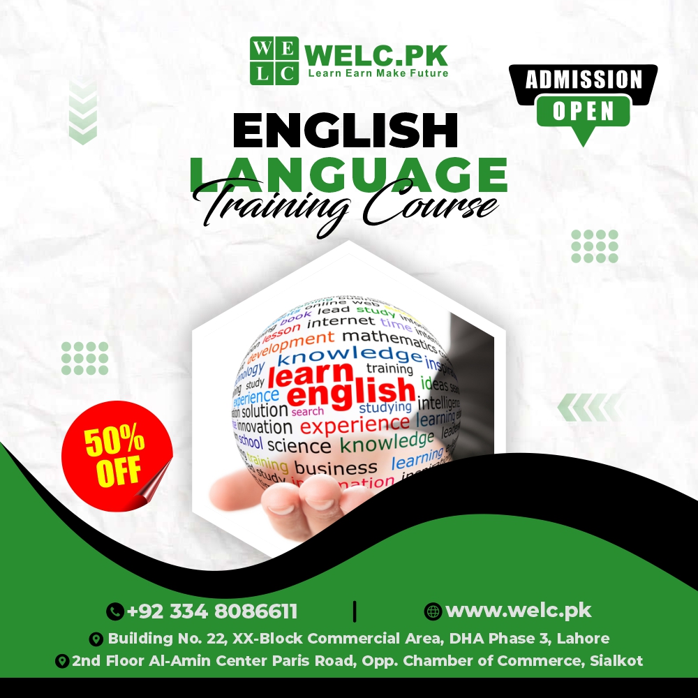Welc_pk's tweet image. Unlock Your Potential with Web Excels Learning Center's English Language Training Course! 🌟📚🗣️ Enhance your communication skills and broaden your horizons. Join us today! #EnglishLanguage #LanguageLearning #WebExcelsLearning #CommunicationSkills #LearnEnglishOnline