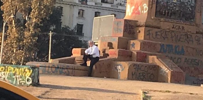 Sácame una foto así como que me están haciendo un golpe de estado ...