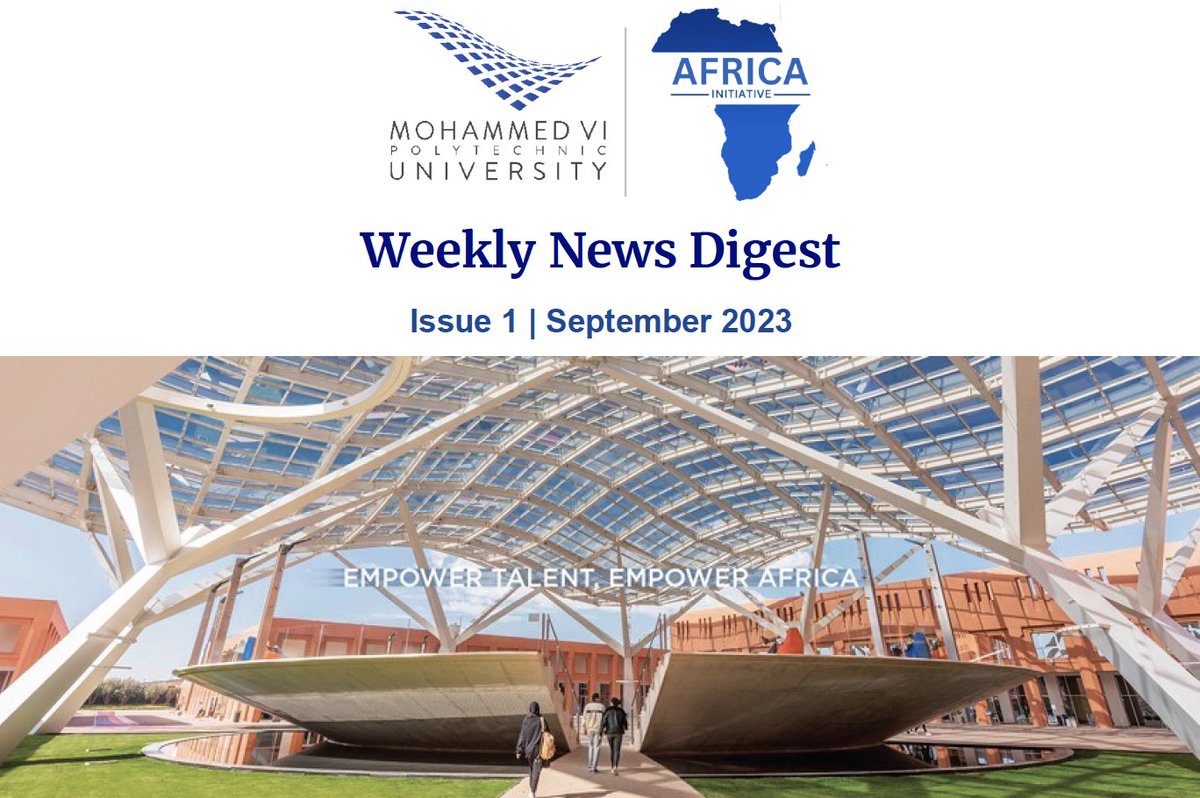 Exciting News: @Um6pAfrica Launches Weekly News Digest!
Stay updated and join us in shaping Africa's brilliant future. Explore the inaugural edition here: tinyurl.com/2z7stdmr

 #AfricaInitiative #WeeklyDigest