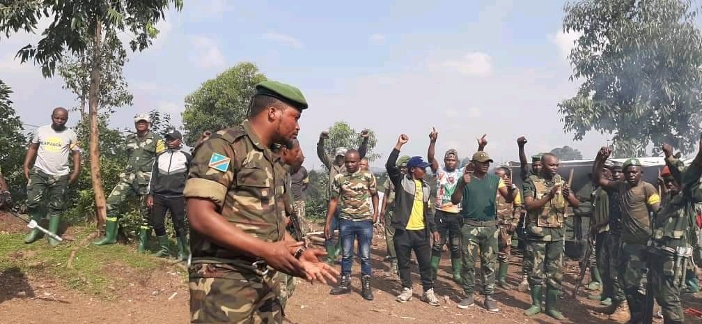"UFDPC" UNION DES FORCES PATRIOTIQUE DU CONGO, Un groupe armé des jeunes du territoire de Nyiragongo motivé par le sens de patriotisme suscité par les guerres en répétition orchestrés par le Rwanda dont est victime la RDC. Ces jeunes réunis autour de ce groupe armé veulent contr