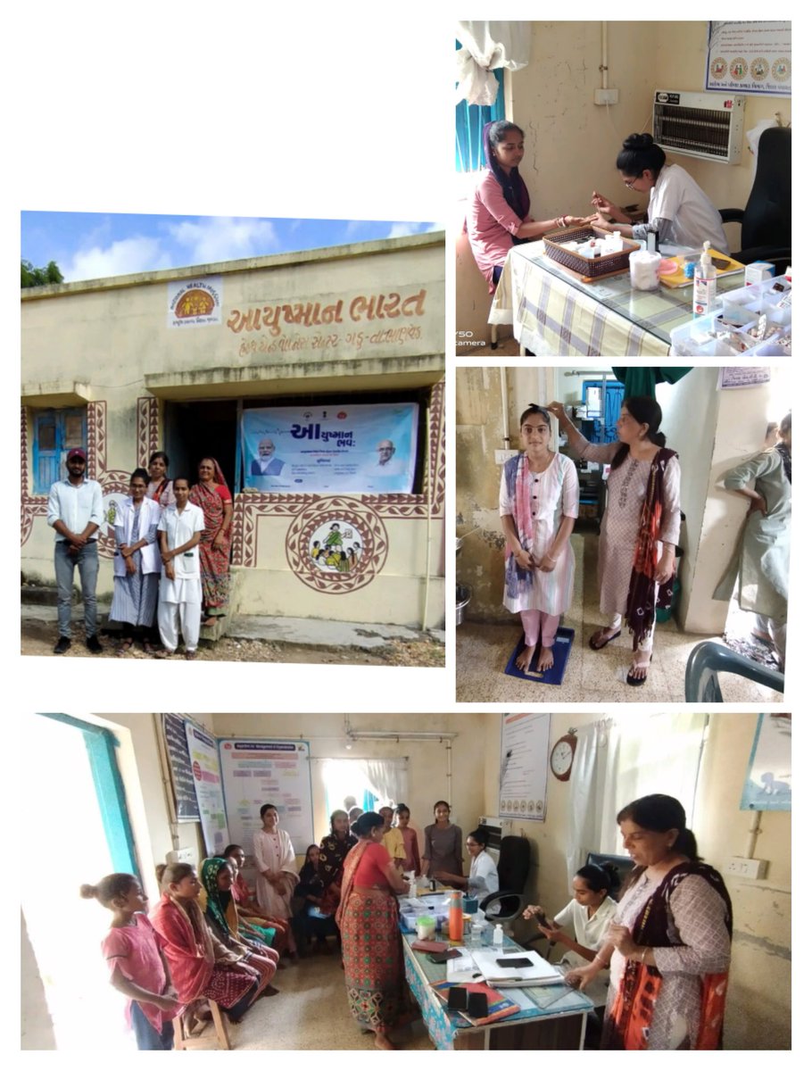 Ayushman bhav health Mela
Theme: anemia screening
HWC -GADU
PHC - PACHHATAR
BLOCK - BHANVAD