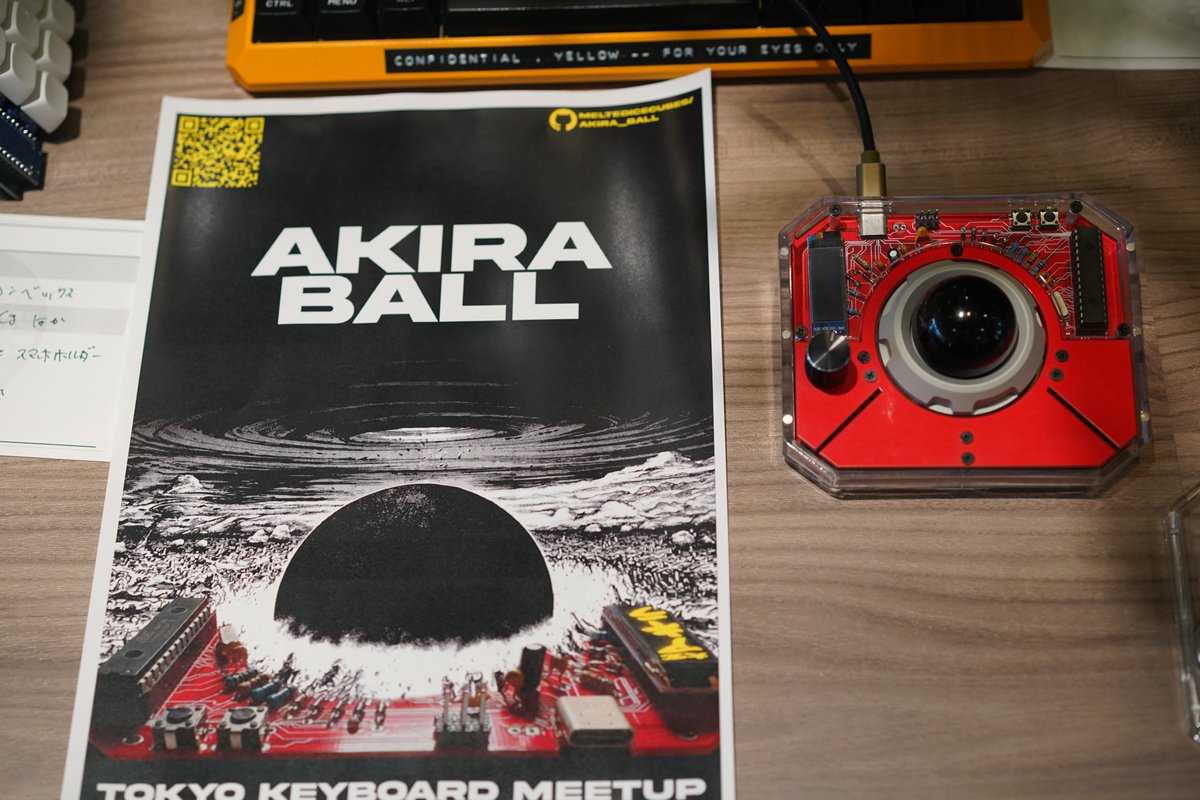 キー部6%今回も楽しい集いだった。
いろいろな作品を拝見し、たくさん刺激を受けました。
早く新作を形にして持っていきたい....
#キー部 #keyboard #自作キーボード