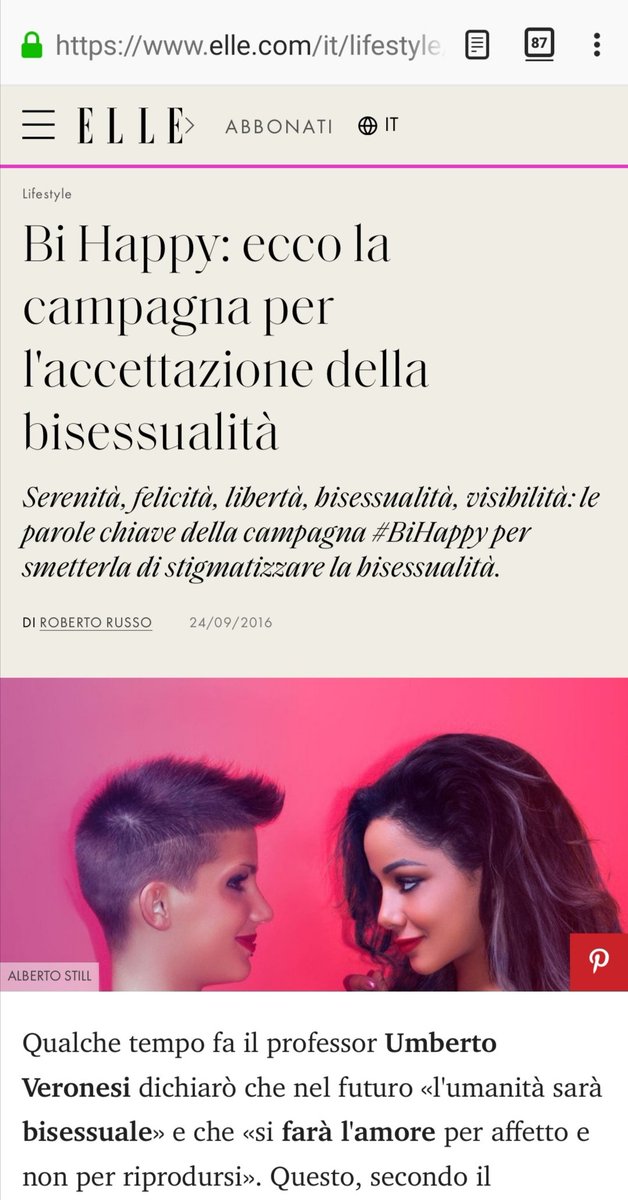 BiItaliaBi's tweet photo. 🌈 Con le foto della campagna informativa BIHAPPY realizzata dal fotografo @AlbertoPhStill, ricordiamo quanto lavoro ancora c'è da fare per l'accettazione della bisessualità! #BiVisibilityDay
❤️💙💜 #BiHappy #BisexualPride #bisessuale #Bisex #bisexual #AlbertoStill #LGBTQIA https://t.co/kHUp0SiPLf