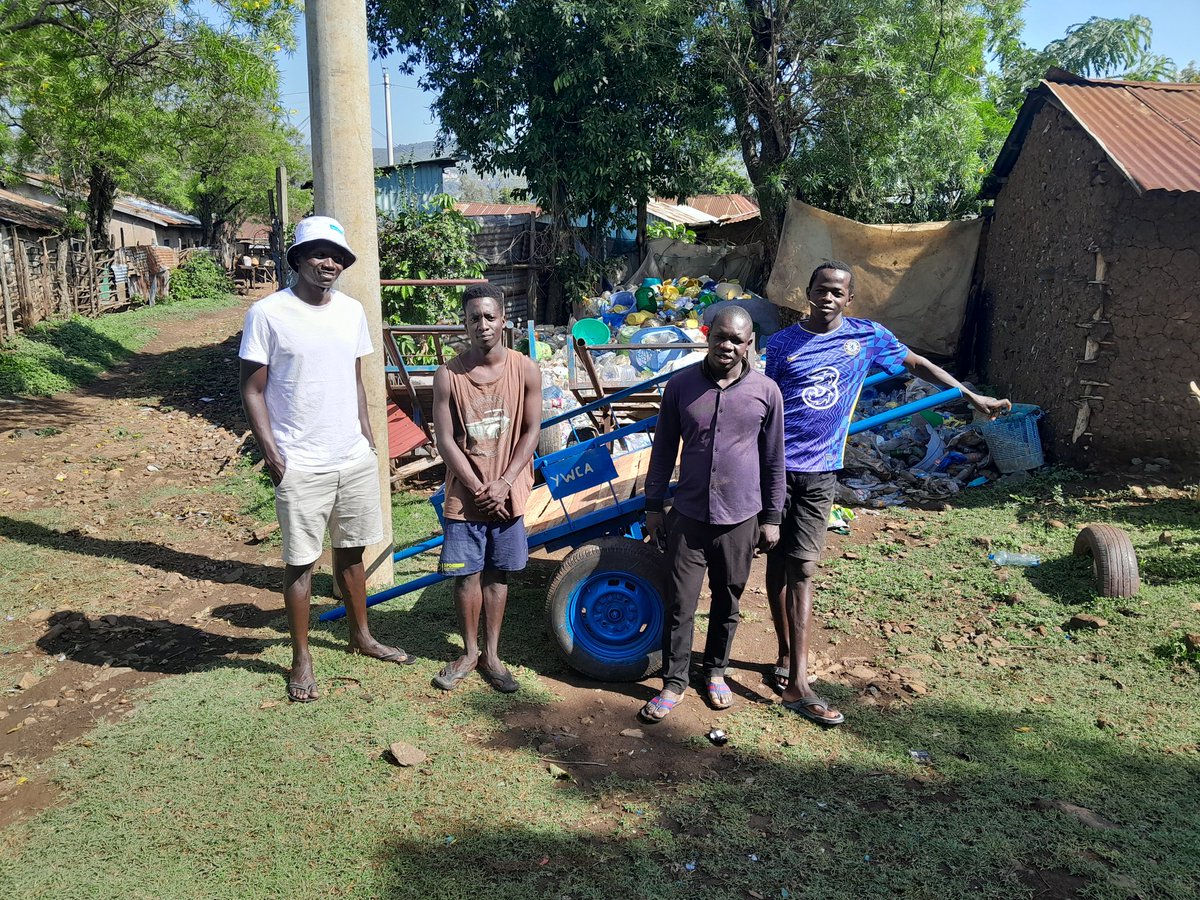 SDG17 talks of Partnerships and that has enabled us to acquire a new handcart to  further improve our service delivery to the residents of Kisumu. We would like to offer our gratitude to <a href="/KenyaYwca/">YWCA Kenya</a>  for  making it all this possible. Team work makes the dream work.