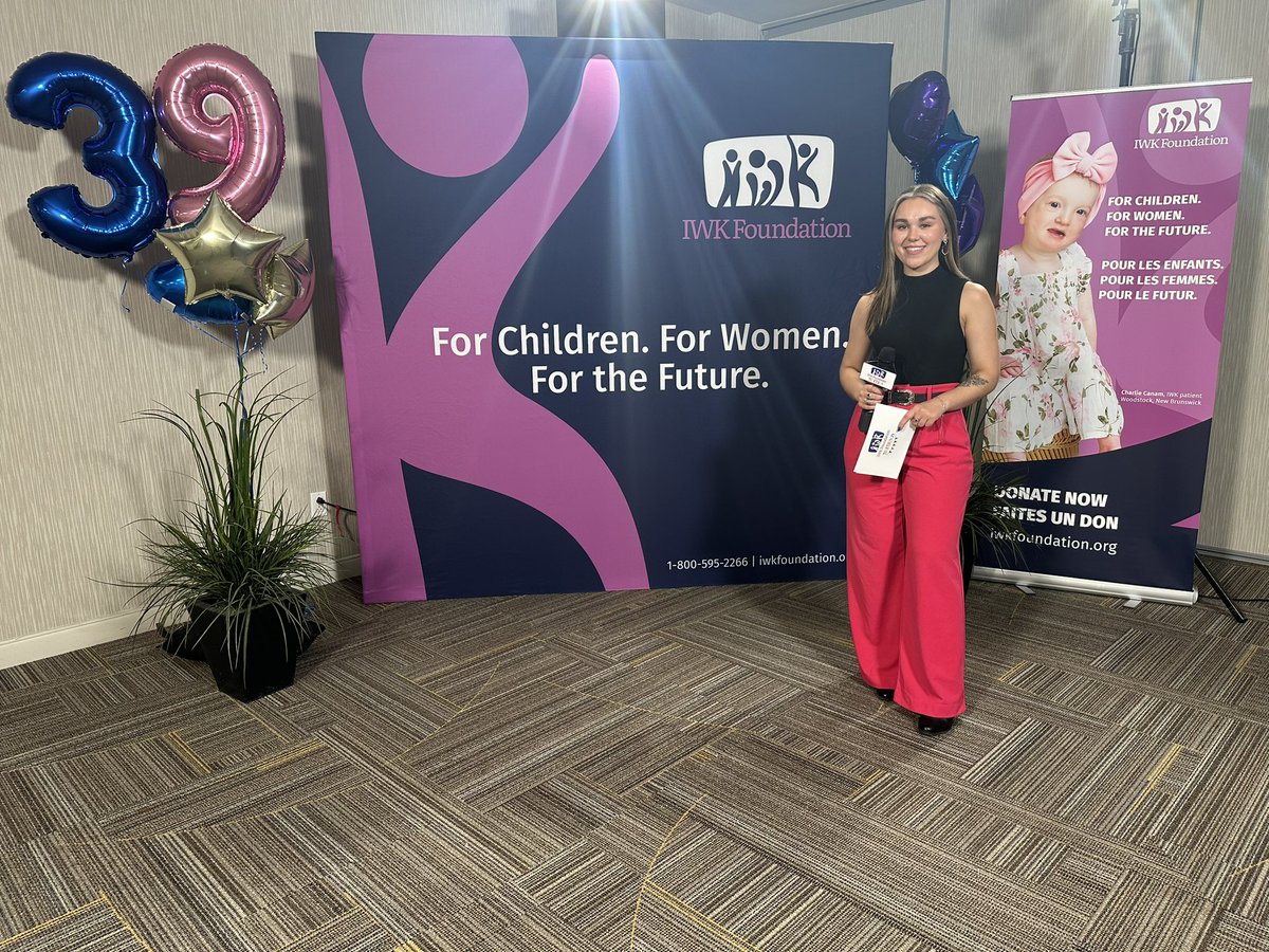 Watch for @sarahjdbetts on the 39th annual IWK Telethon for Children on CTV today! 📺 An important Maritime tradition, all in support of the @IWKFoundation. 💙 📺 Tune in on CTV from 10 a.m. to 4 p.m. 🩷 Donate @ 1-800-585-2266 or iwkfoundation.org