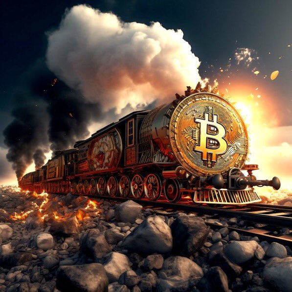 The #Bitcoin  Iron Horse has no brakes.