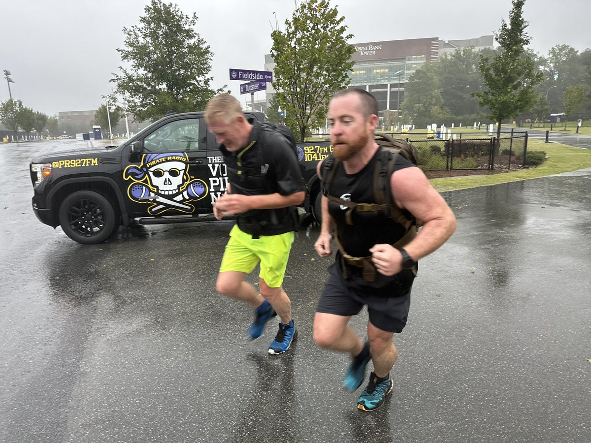 THANK YOU to all the runners who braved the rain in the Pirate Radio / Fleet Feet Game Day Run this morning! Proceeds benefited Robbie’s Clubhouse, helping families with special needs and disabilities in our community
#PaintItGold 
#PiratesSupportingPirates🏴‍☠️