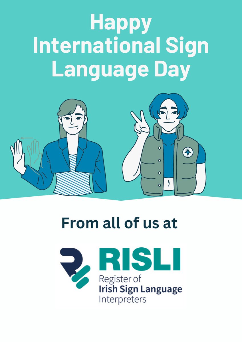 Happy International Sign Language Day to all 🤟🏻🤟🏼🤟🏿💙💙💙💙💙💙💙💙 #signlanguage plays an important role in our communities where SL is also the first language to many of our Interpreters plus many others globally who use other forms of SL too. #InternationalDayofSignLanguages